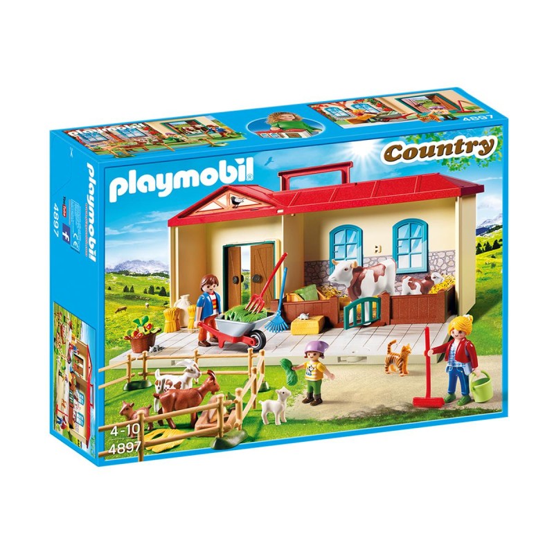 Playmobil - Juguete granja maletín